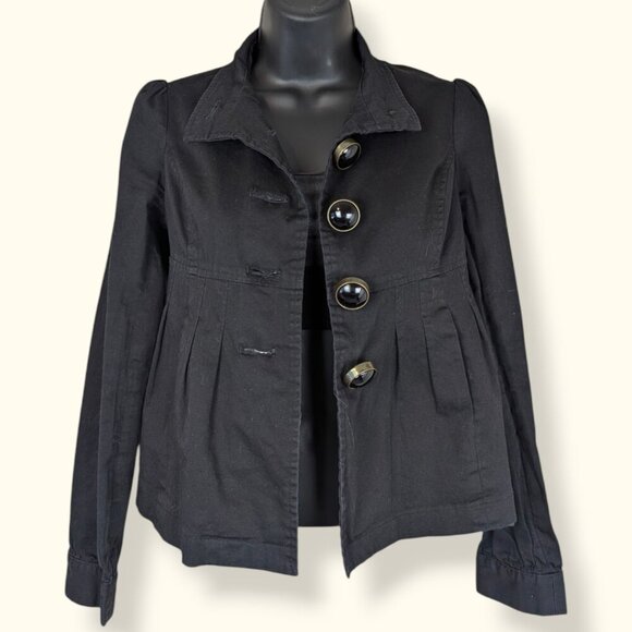 Costa Blanca Lined Black Jacket - Picture 2 of 5